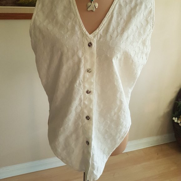 Summer sleevless blouse - Picture 4 of 8
